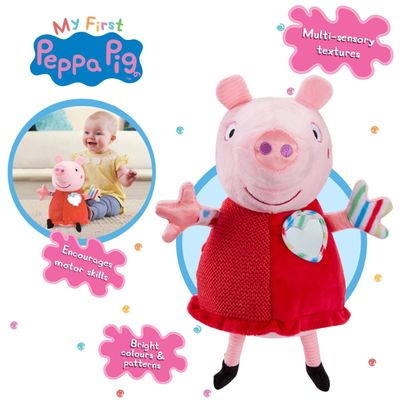 Pelúcia Peppa Pig Minha Primeira Pelúcia Sensorial - Sunny 2336