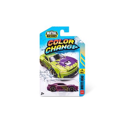 Mini Veículo Die Cast Metal Machine Color Change 1:64 - White Fang