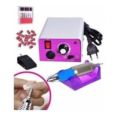 Lixadeira Motor Unha Elétrica Profissional Gel Fibra