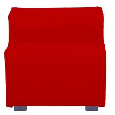 Escada Estofada 2 Degraus Para Cachorro Gato E Maca De Estetica Suede Cor Vermelho