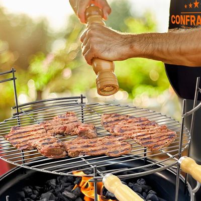 Confrateira Zzonn Cf560 – 3 Em 1: Churrasqueira Gourmet, Lareira Externa E Cooler De Bebidas