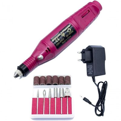 Lixadeira Unha Lixa Elétrica Profissional Bloco Motor Bivolt