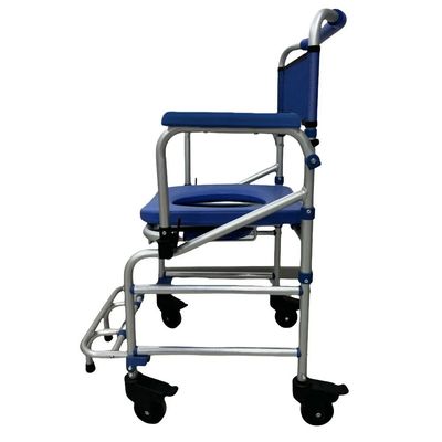 Cadeira de Banho D55 Ultraleve 4 em 1 até 135 Kg Dellamed Azul