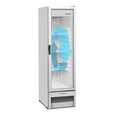 Visa Cooler Refrigerador Multiuso Expositor Vertical 296l Vb28rb Metalfrio 127v 127v