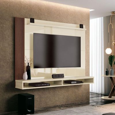 Painel Dijon - Móveisaqui Cor Off White Com Naturale