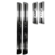 Kit Protetor de Soleira Resinada de Aluminio Original Chevrolet 2013 em diante