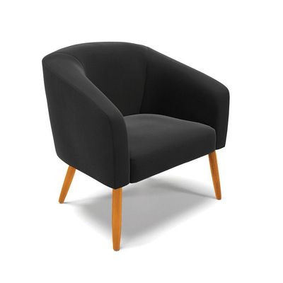 Kit 01 Namoradeira 02 Lugares E 01 Poltrona Suede Preto