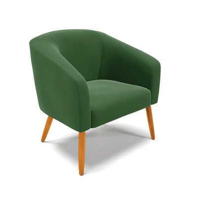 Kit 01 Namoradeira 02 Lugares E 01 Poltrona Suede Verde
