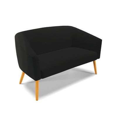 Kit 01 Namoradeira 02 Lugares E 02 Poltronas A79 Preto