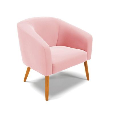 Kit 01 Namoradeira 02 Lugares E 01 Poltrona Suede Rosa Bebê