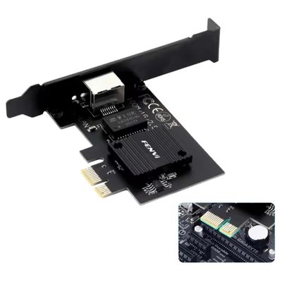 Placa Fenvi PCI-e para RJ45 placa rede 10M/100M/1000M/ 2.5G