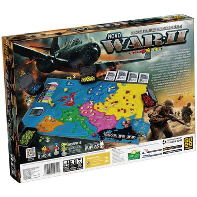 Jogo De Tabuleiro Novo War II Com Estratégias Aéreas - Grow 04754