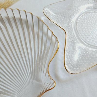 Tijela Duo Concha E Estrela - Centro De Mesa Decorativo Transparente