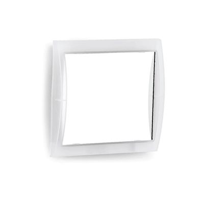 Espelho Portátil São Bernardo 15,7x17,7x2,4cm Branco UNICA