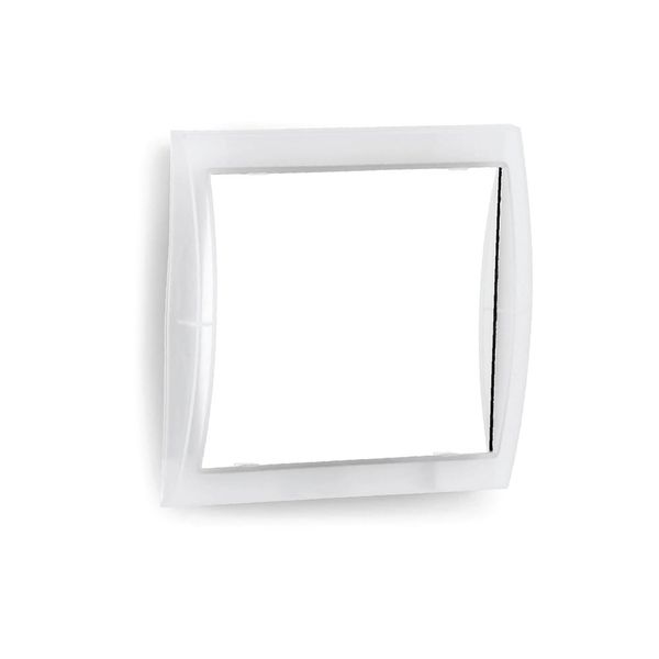 Espelho Portátil São Bernardo 15,7x17,7x2,4cm Branco UNICA