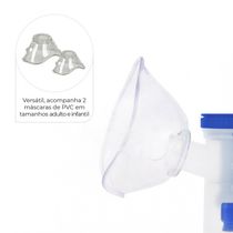 Nebulizador Inalador de Ar Comprimido Adulto e Infantil Dellamed