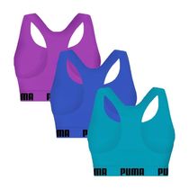Kit 3 Tops Puma Nadador Sem Costura Feminino