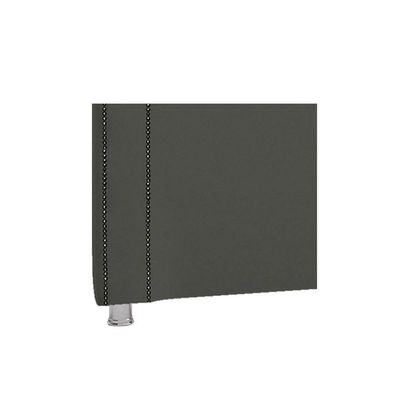 Cabeceira Queen P04 160 Cm Suede Cinza Escuro Tca 958