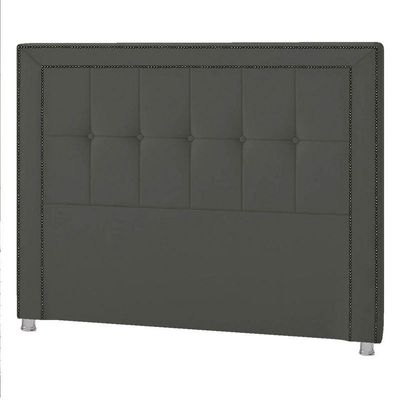 Cabeceira Queen P04 160 Cm Suede Cinza Escuro Tca 958