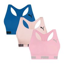 Kit 3 Tops Puma Nadador Sem Costura Feminino