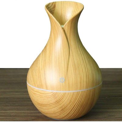 Aromatizador Difusor De Aromas Elétrico Usb Esp, Cone Amadeirado Bivolt