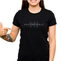 Camiseta N1 Unstoppable 100% Algodão Pima Preto