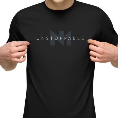 Camiseta N1 Unstoppable 100% Algodão Pima Preto M
