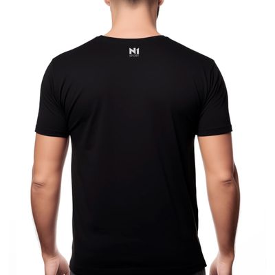 Camiseta N1 Unstoppable 100% Algodão Pima Preto G