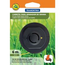 Carretel 1 Fio de Nylon 1,3 mm Tramontina para Aparador de Grama com 6 m de Comprimento