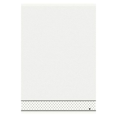 Pano De Copa Jacquard Atlantica Branco UN / Branco