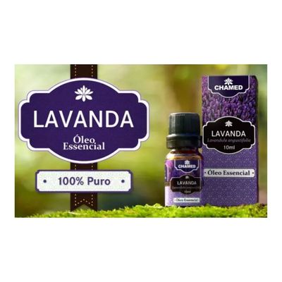 Óleo Essencial de Lavanda 10ml   100%  Puro     Chamed