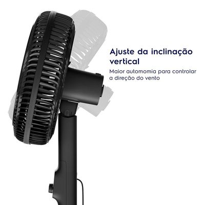 Ventilador de Coluna 40cm 6 Pás DuoForce Air EFS40 Electrolux Grafite / 220V