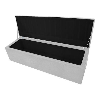 Calçadeira Munique 160cm Queen Size Corano Branco Adj Decor