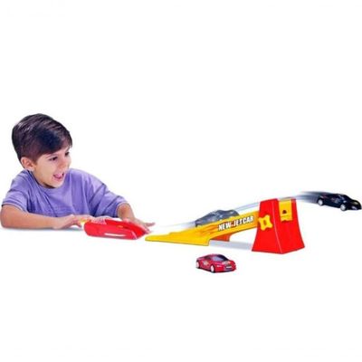 Carrinho Com Rampa New Jet Car Super Pista - Roma Jensen
