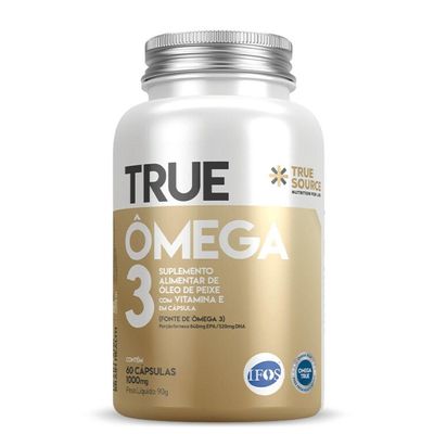 Ômega 3 Concentrado 60 Cápsulas 1000mg True Source