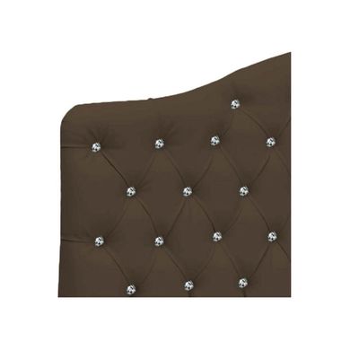 Cabeceira Queen Florence P04 160 Cm Suede Marrom