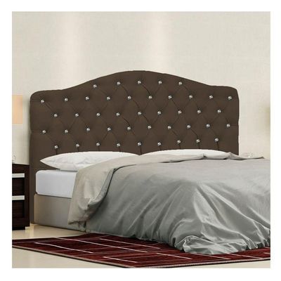 Cabeceira Queen Florence P04 160 Cm Suede Marrom