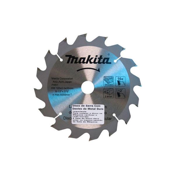 Disco Serra Tct 185 Mm X 20 Mm 45t D-03361 Makita