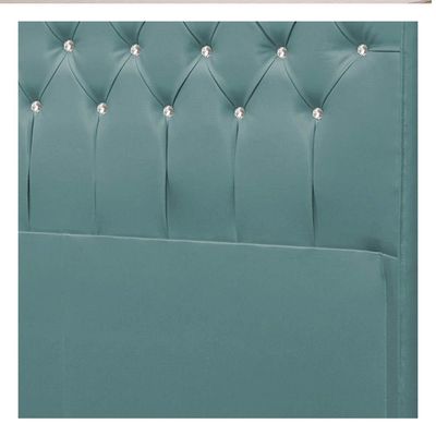 Cabeceira Queen Brescia P04 160 Cm Suede Turquesa