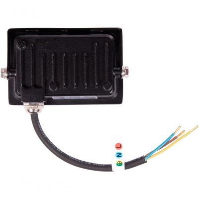 Kit 5 Refletor Led 20w 3000k Preto Bivolt Foxlux