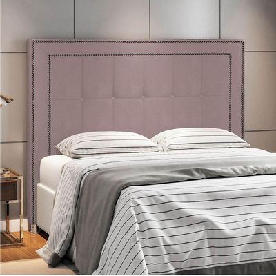 Cabeceira Queen Catania P04 160 Cm Suede Rosê