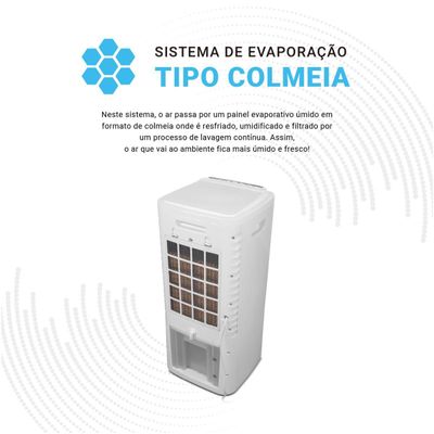 Climatizador Philco 4 em 1 PCL05A 3 Velocidades Função Timer 220V
