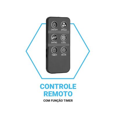 Climatizador Philco 4 em 1 PCL05A 3 Velocidades Função Timer 220V