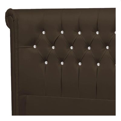 Cabeceira Queen Brescia P04 160 Cm Suede Marrom