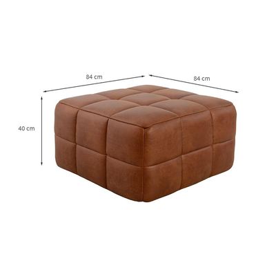 Módulo Puff Sofá Guldi Popup Corino Caramelo
