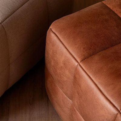 Módulo Puff Sofá Guldi Popup Corino Caramelo