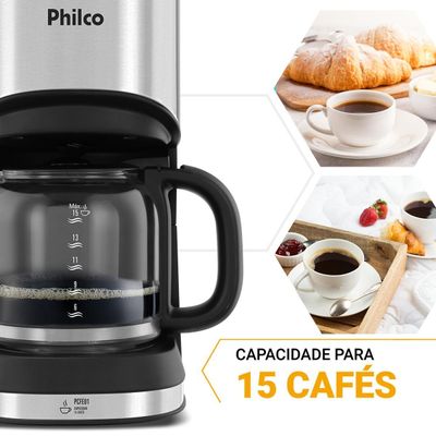 Cafeteira Philco 15 Cafezinhos 550W 600ml PCFE01 127V