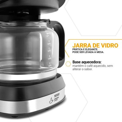 Cafeteira Philco 15 Cafezinhos 550W 600ml PCFE01 127V