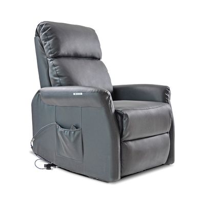 Poltrona Leito Elevatória e Reclinável Elevamed Dellamed com Controle Bivolt Cinza / Bivolt