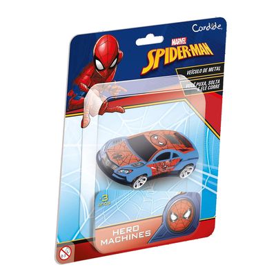 Veículo de Fricção Candide Homem Aranha - Item Sortido UNICA